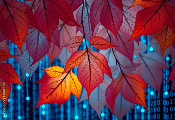 Obraz autumn leaves background