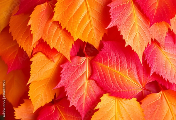 Obraz autumn leaves background