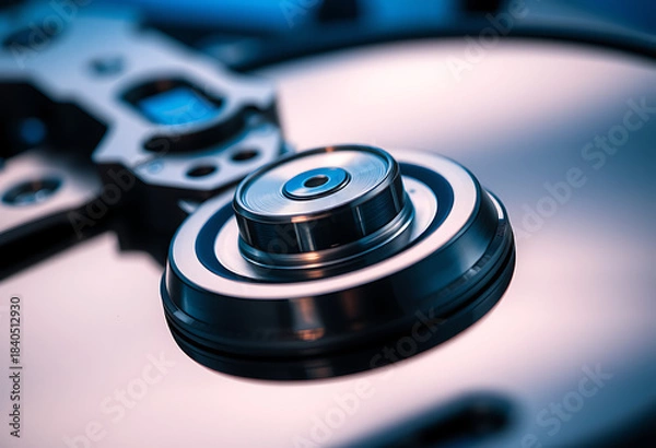 Obraz close up of hard disk drive