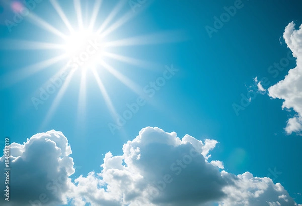 Obraz sun and clouds