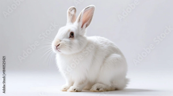 Obraz rabbit isolated on white background