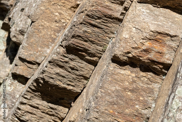 Obraz Plaque de granit superposées