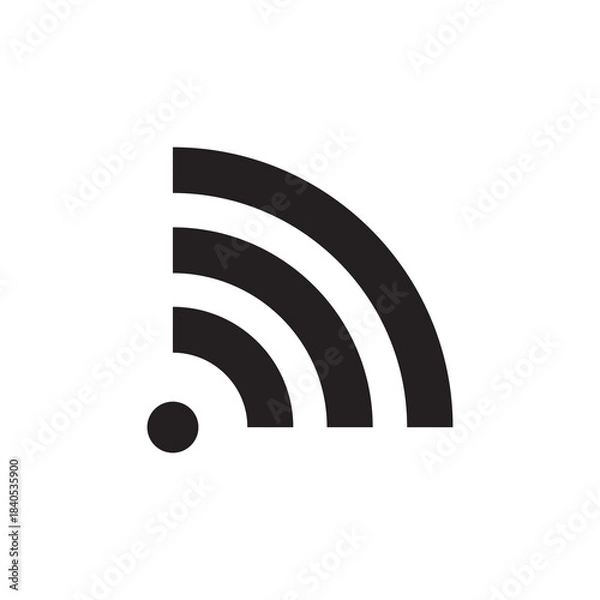 Obraz Strong Solid Signal Symbol for Wireless Connection