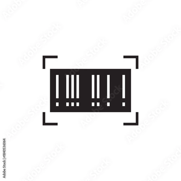 Obraz Solid Barcode Scanner Area Frame Interface Element