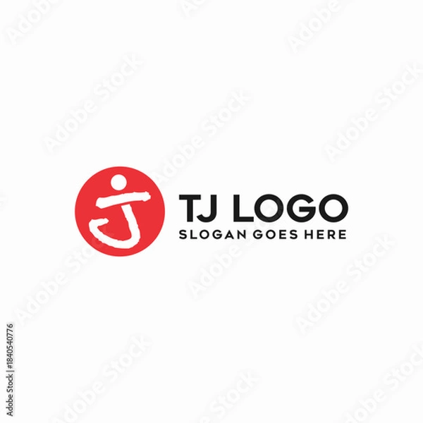 Obraz TJ People logo vector image