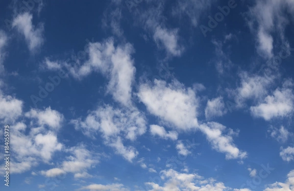 Obraz Cloudy skies like cotton