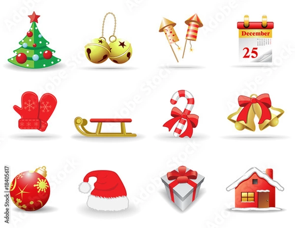 Obraz Christmas icons 1