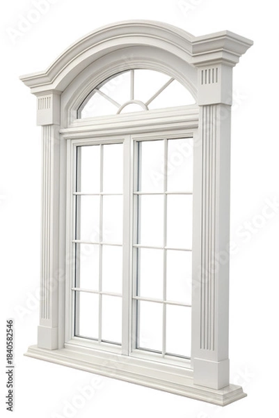 Obraz window in a white background