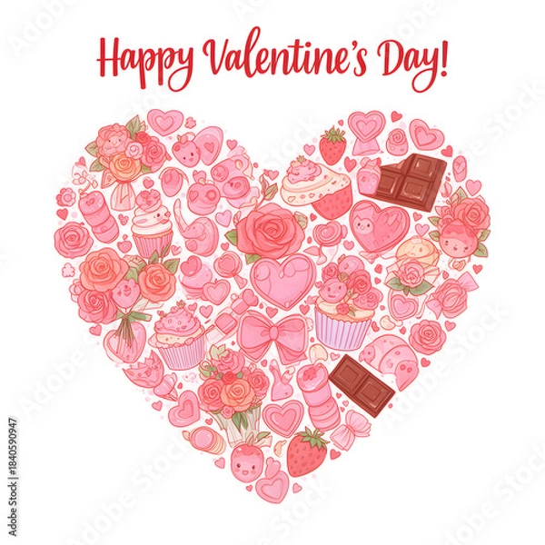 Obraz Valentine’s Candy Heart