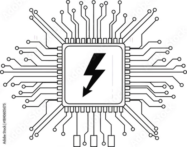 Obraz Circuit Board Microchip Technology Processor Vector