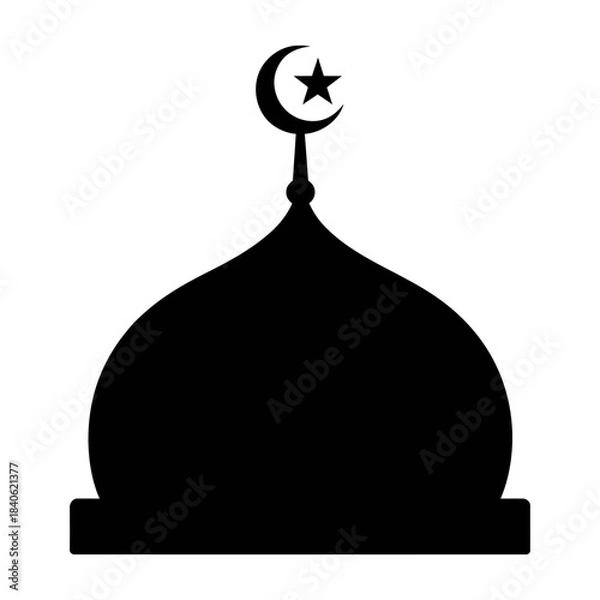 Fototapeta A diverse collection of islamic cultural and religious icons representing traditional symbols and modern interpretations for digital and print applications