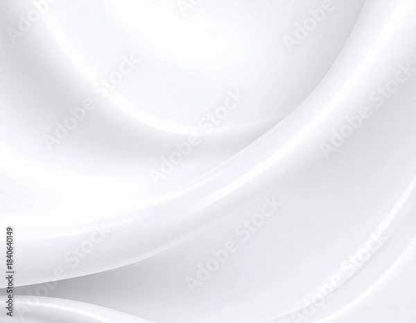 Obraz 光沢感のある波模様背景｜抽象的で美しいデザイン素材