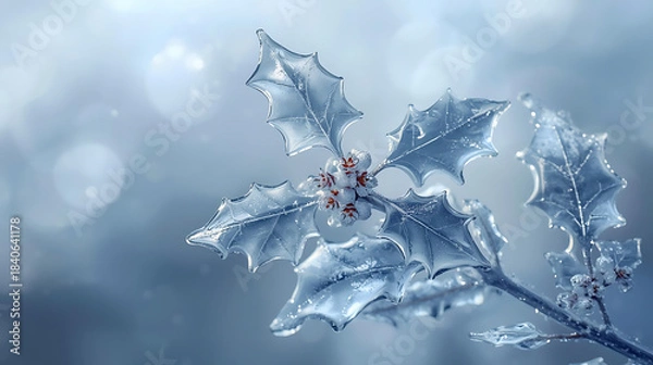 Obraz Icy Winter Holly