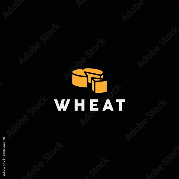 Obraz wheat logo design vector format