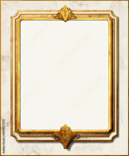 Obraz Gold frame Card