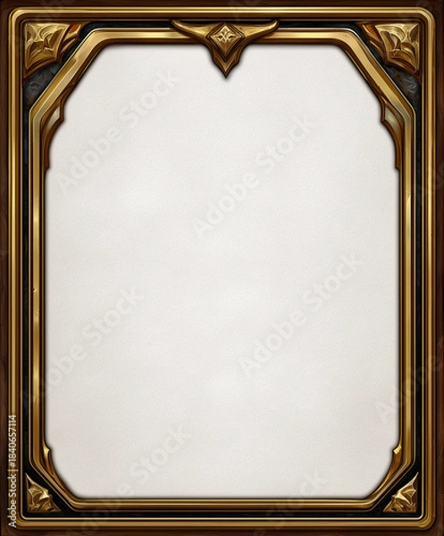 Obraz Gold frame Card