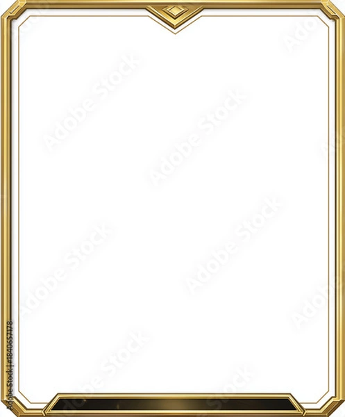 Obraz Gold frame Card