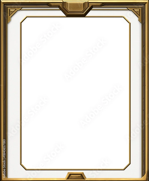 Obraz Gold frame Card