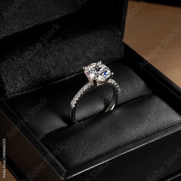 Obraz diamond engagement ring