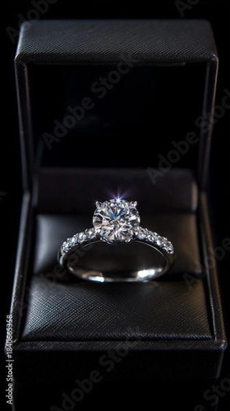 Obraz diamond engagement ring