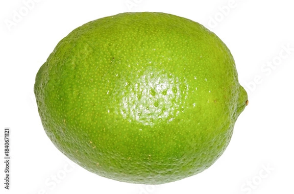 Obraz Lime isolated on white background