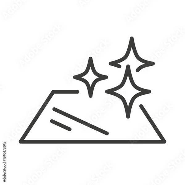 Obraz Clean easy floor surface icon