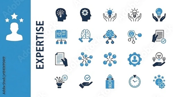 Obraz set of vector icons