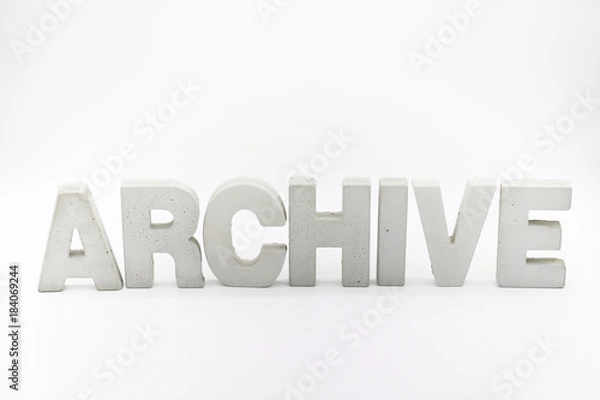 Fototapeta ARCHIVE WORD