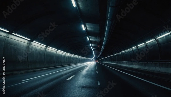 Obraz Underground car tunnel