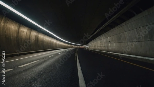 Obraz Underground car tunnel