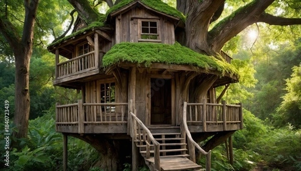 Obraz Tree house in the forest