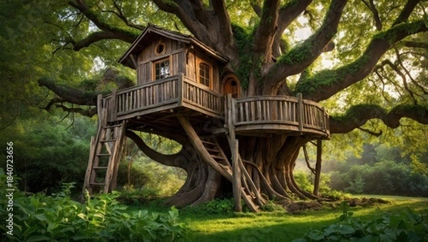 Obraz Tree house in the forest