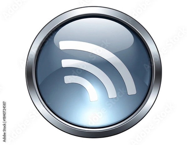 Obraz Silky Matte PC Home Button with Sharp Typography