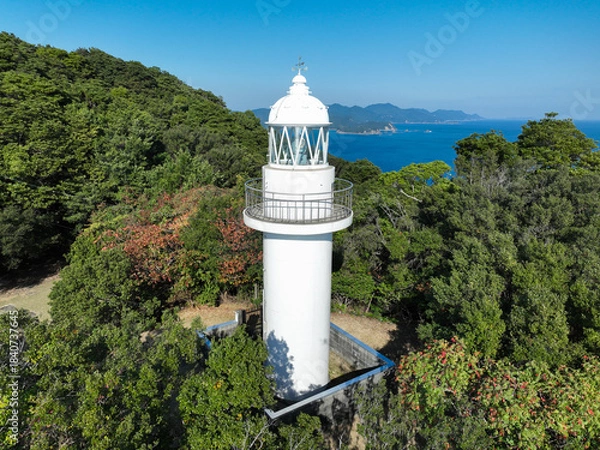 Obraz 徳島県美波町　阿瀬比ノ鼻灯台