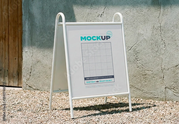 Obraz Stand Sign Mockup