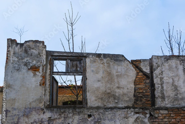 Obraz old abandoned building