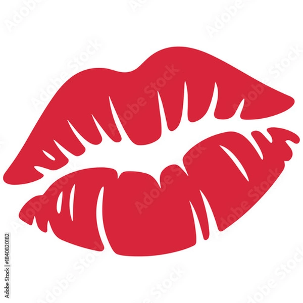 Fototapeta Lábios vermelhos