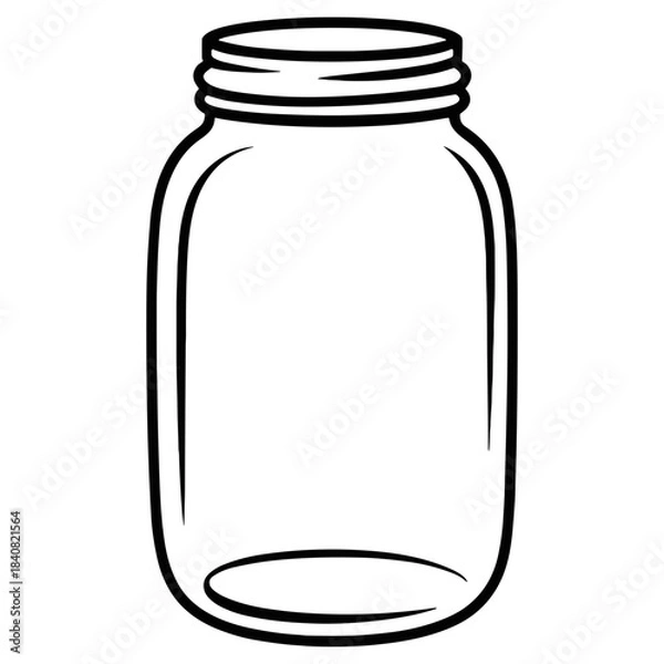 Fototapeta Mason Jar