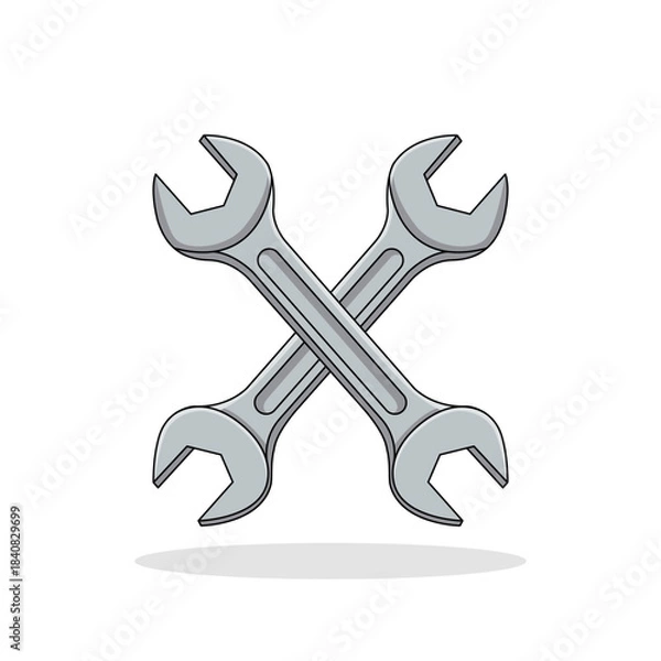 Obraz wrench and screwdriver