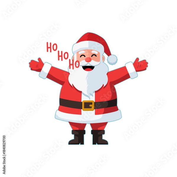 Obraz santa claus with gift