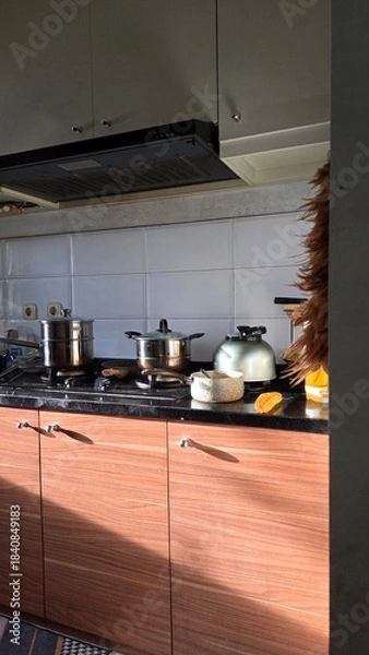 Fototapeta modern kitchen interior