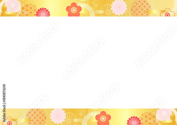 Obraz 和風のかっこいいフレーム