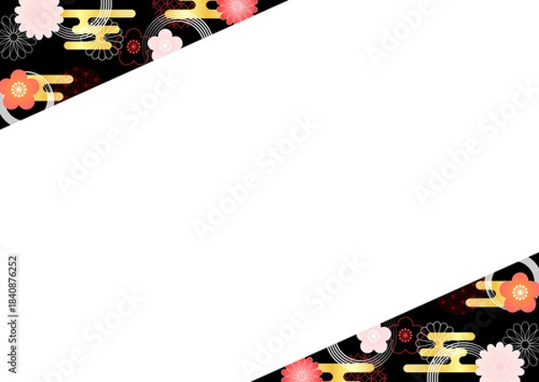 Obraz 和風のかっこいいフレーム