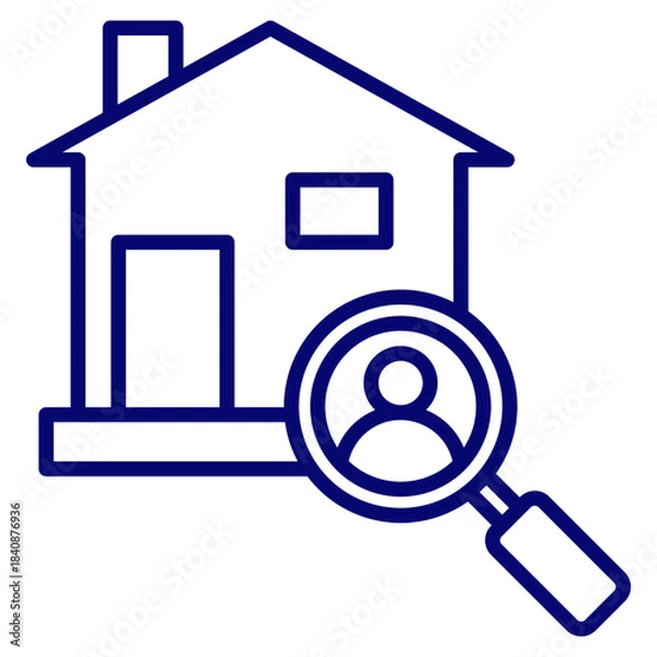 Obraz house buyer icon vector