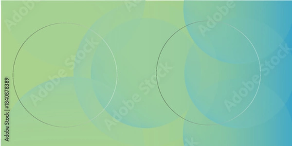 Fototapeta Fresh blue light gradient web abstract background geometry shine and layer element vector for presentation design, banner, poster, and much more