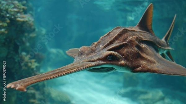 Obraz Underwater shark-like fish