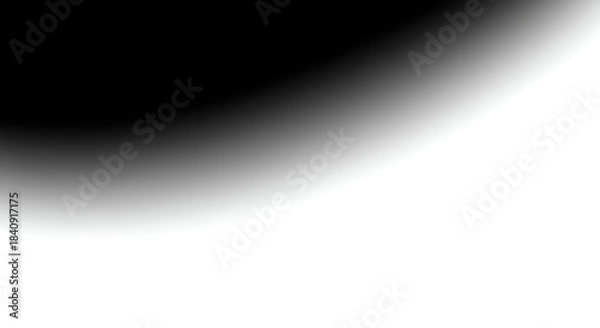 Obraz Abstract black and white gradient background with soft edges