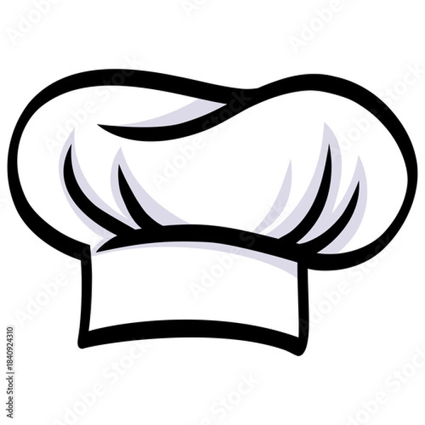 Obraz Chef Hat Cap Illustration Vector Drawing Icon Design