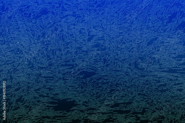 Obraz 白と金色の縦糸の繊細な波紋と末広がりな扇状縞模様が織り込まれた美しい濃紺藍色のおしゃれな和風素材