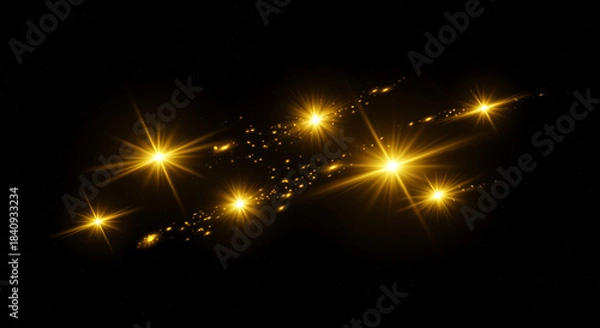 Obraz abstract background with stars